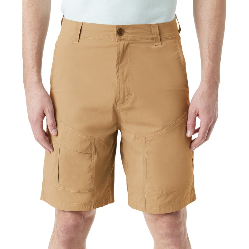 Bass Outdoor Mens Regular fit Cargo Shorts 38 / 9 Beige Solid