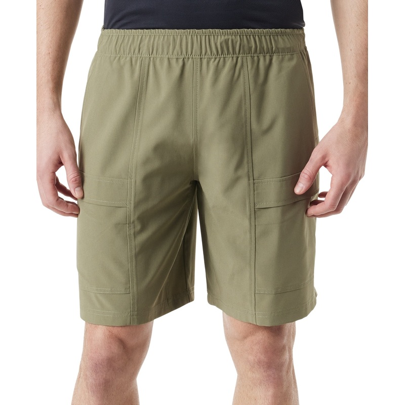Bass Outdoor Mens Regular fit Casual Shorts Light Green Solid Small