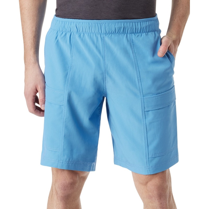 Bass Outdoor Mens Regular fit Casual Shorts Small Bright Blue Solid