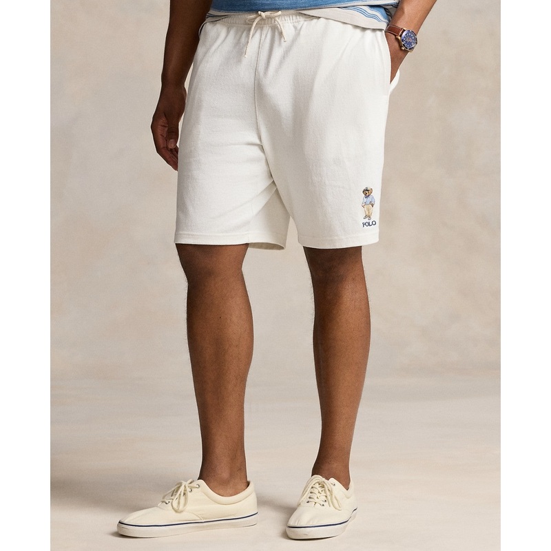 Polo Ralph Lauren Mens Regular fit Drawstring Shorts 3XB White