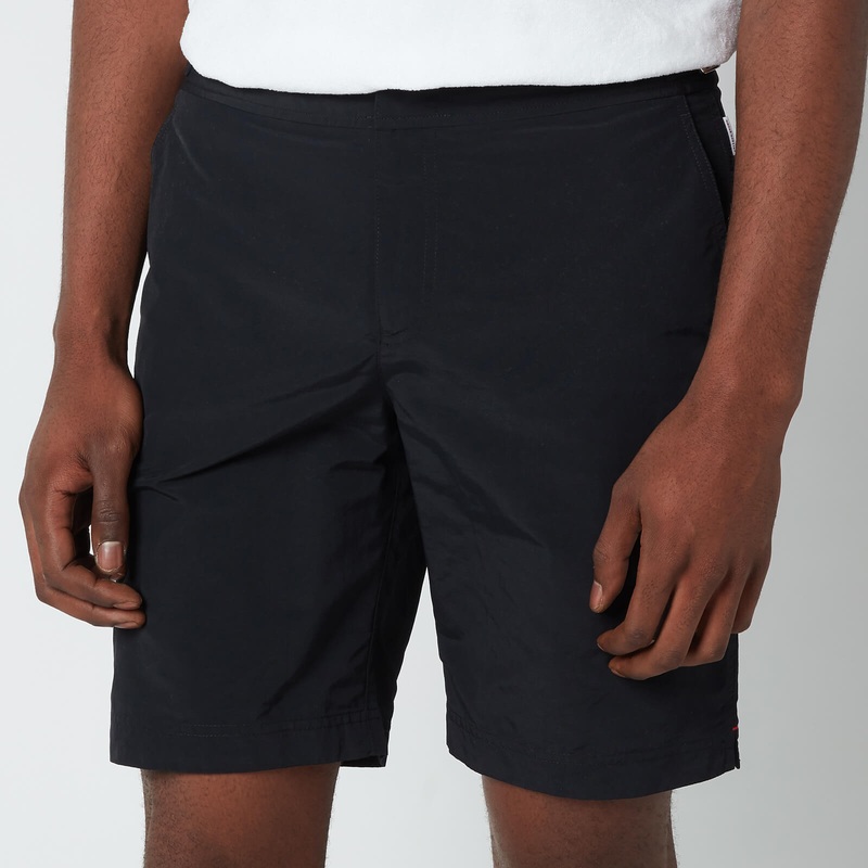 Orlebar Brown Dane III Mens Quick Dry 9.5" Tailored Fit Swim Trunks Black 30