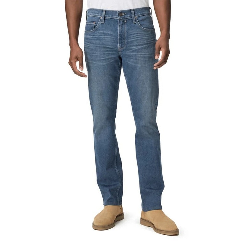 Paige Mens Federal Straight Slim Fit Denim Jeans in Foltz Blue 30 / 34