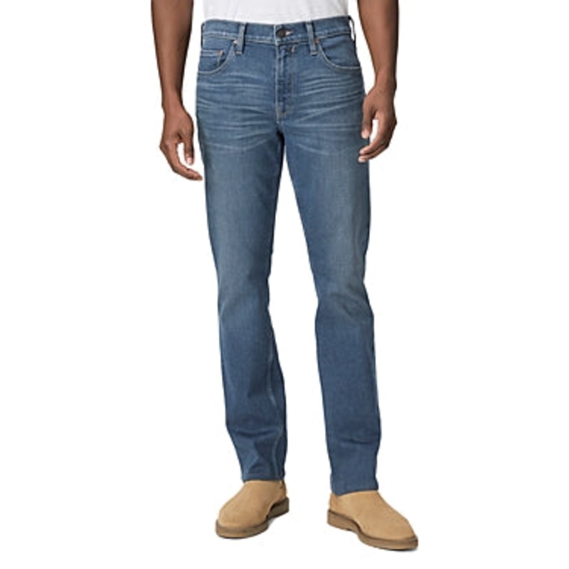 Paige Mens Federal Straight Slim Fit Denim Jeans in Foltz Blue 34 / 32