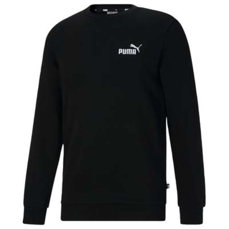 Puma Mens Regular fit Long Sleeve Crewneck Sweatshirt Medium Black Solid
