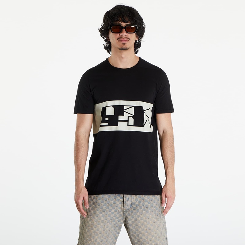 Rick Owens DRKSHDW Mens Regular fit Short Sleeve T-Shirt Shirt Small Black