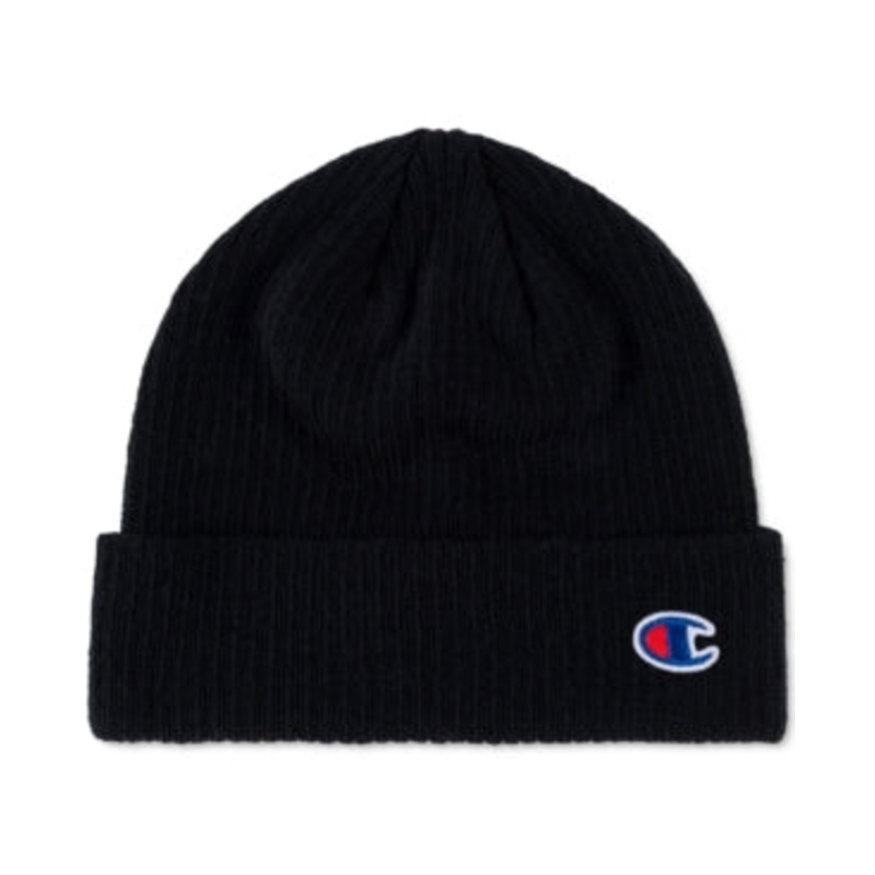 Champion Mens Regular fit Logo Beanie Hat Black