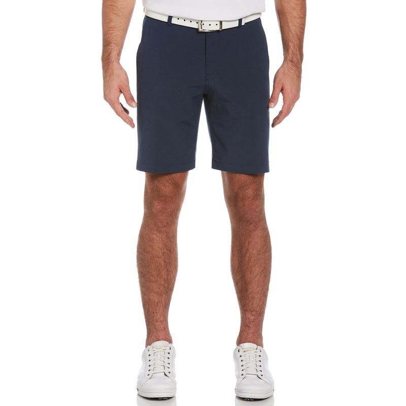 PGA TOUR Mens Regular fit Golf Shorts 30 / 9 Navy Blue Solid