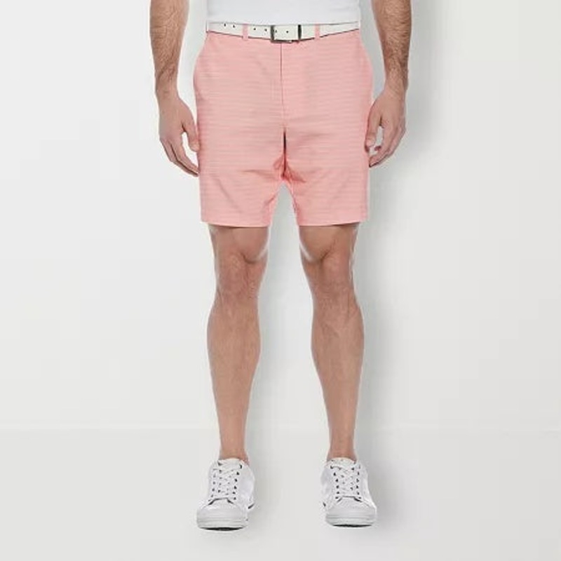 Pga Tour Mens Regular fit Golf Shorts 40 / 8 Pink