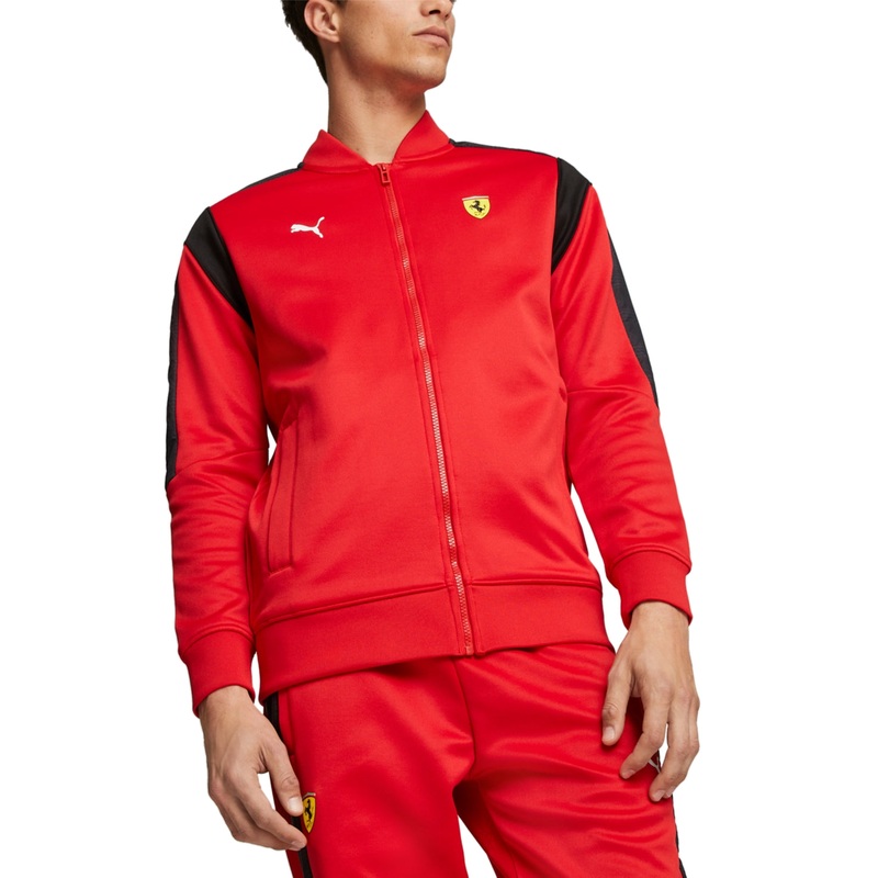 PUMA Men's Scuderia Ferrari Race MT7 Track Jacket XXL Red