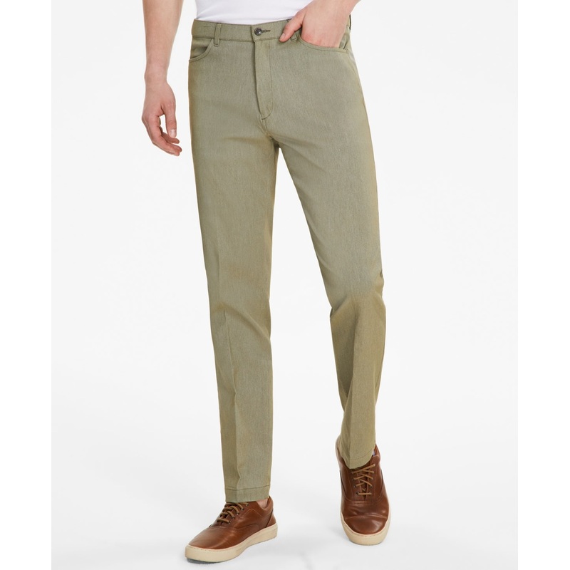Tommy Hilfiger Mens Modern fit Dress Pants Pants 32 / 32 Green Solid