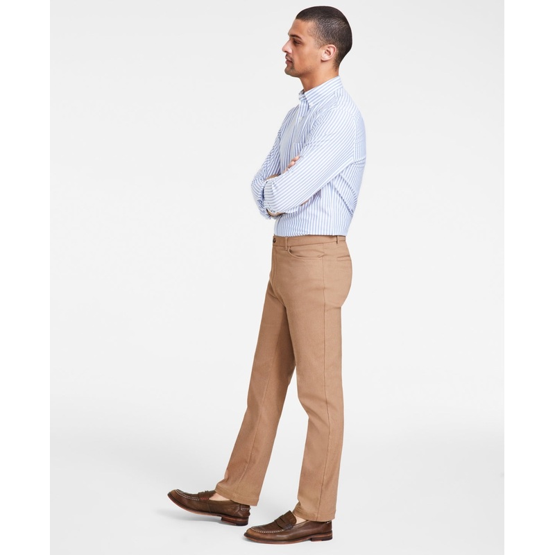 Tommy Hilfiger Mens Modern fit Dress Pants Pants 33 / 32 Beige Solid