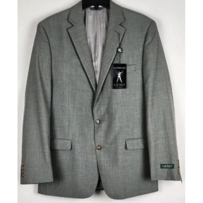 Lauren Ralph Lauren Men's Classic-Fit UltraFlex Sport Coat 42R Light Green