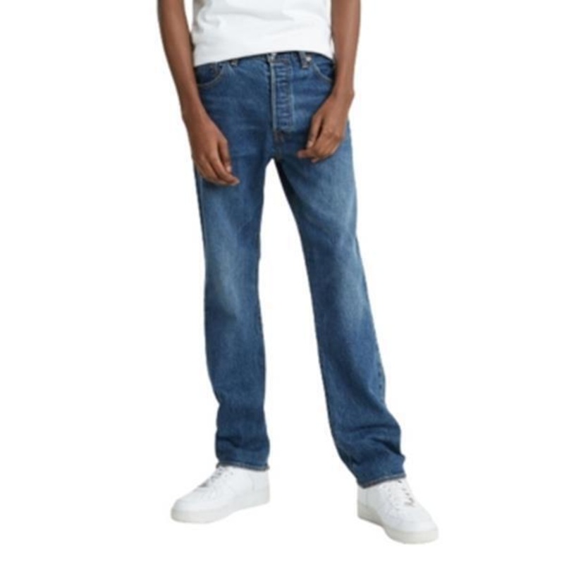 Levi's Men's 501 Jeans Indigo Eyes 93' Fit Straight Fit 32 x 34