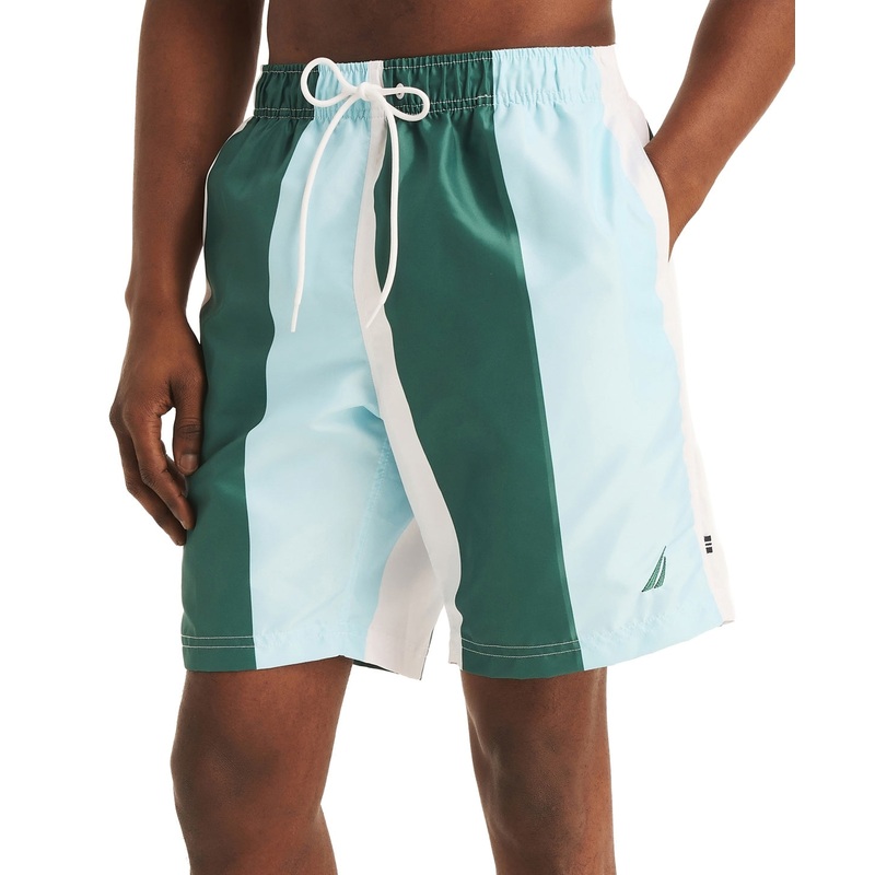 Nautica Mens Regular fit Trunks Swimwear Large  6 Inseam Multicolor