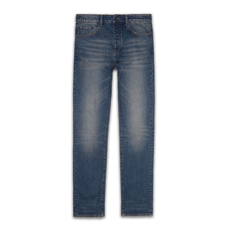 Six Week Residency Mens Jeans Size 32 CACTUS DIRTY INDIGO SLIM STRAIGHT