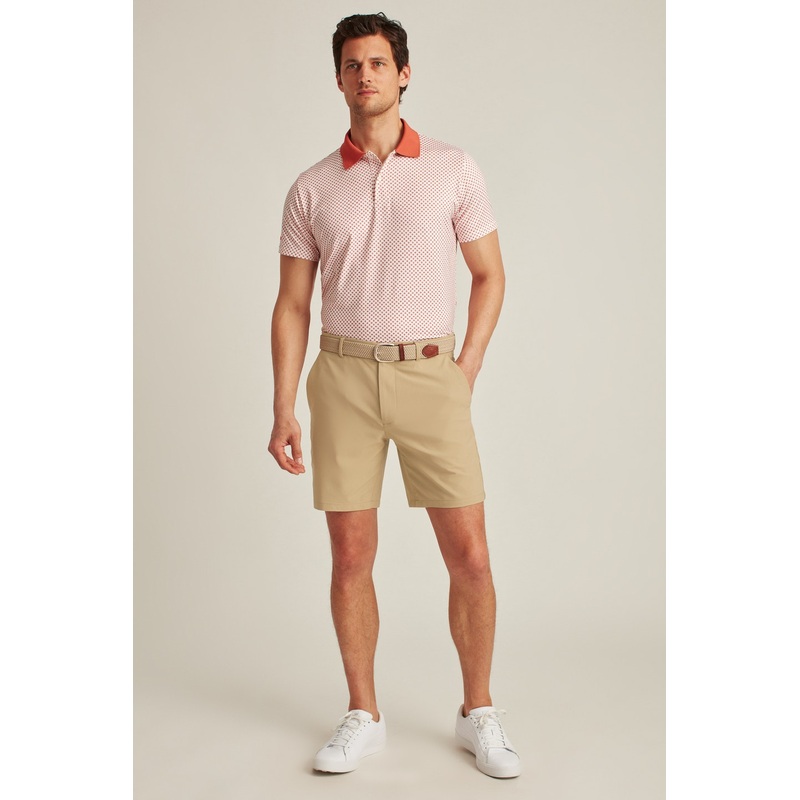 Bonobos Mens Regular fit Golf Shorts 32 / 7 Beige Solid