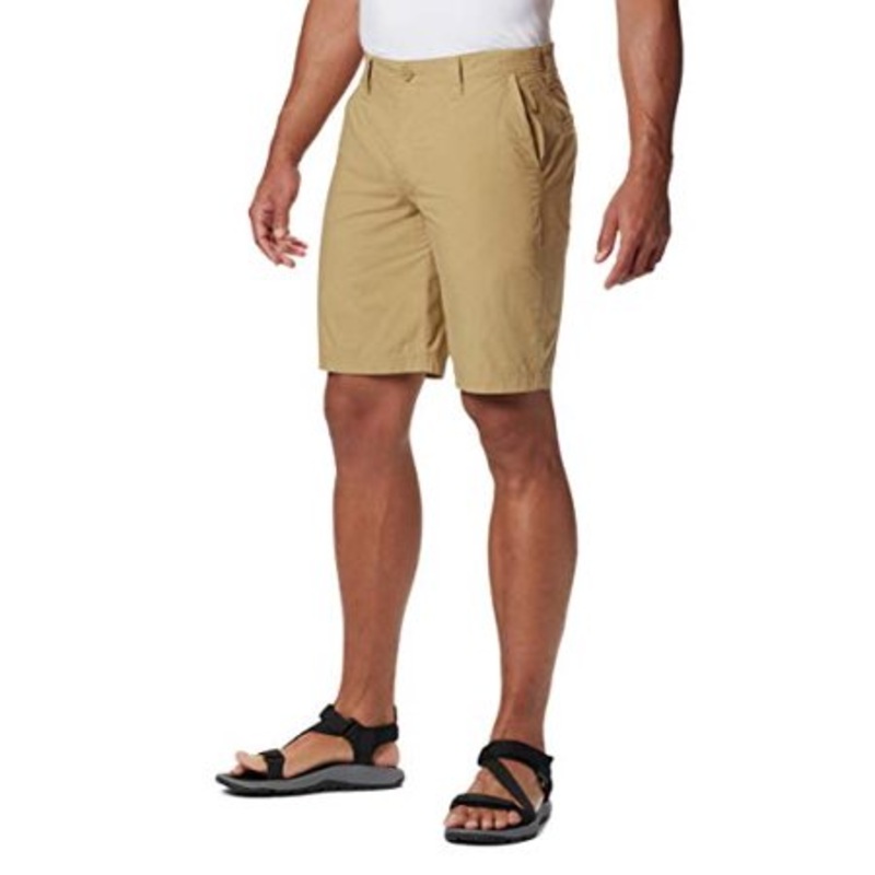 Columbia Mens Regular fit Casual Shorts 38 / 10 Brown Solid