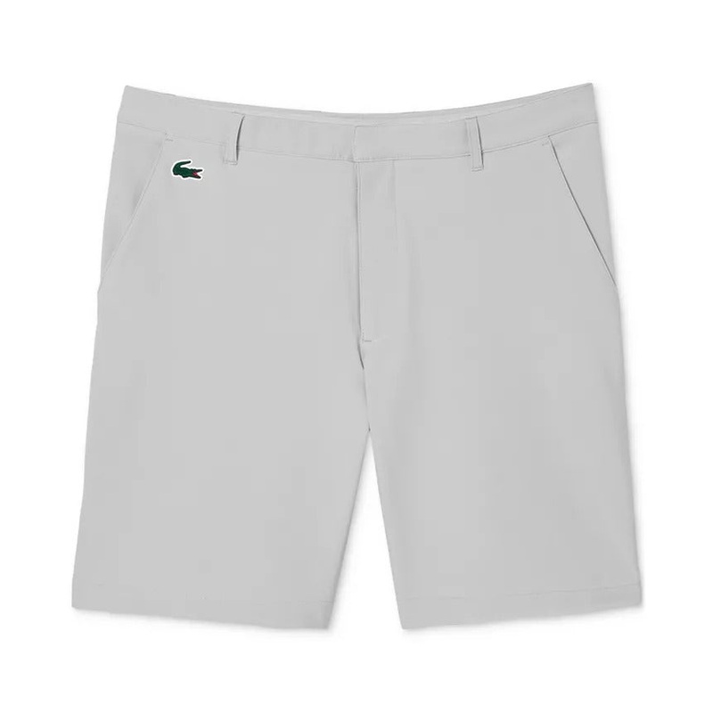 Lacoste Men's Golf Performance 8" Bermuda Shorts Size 38 Grey