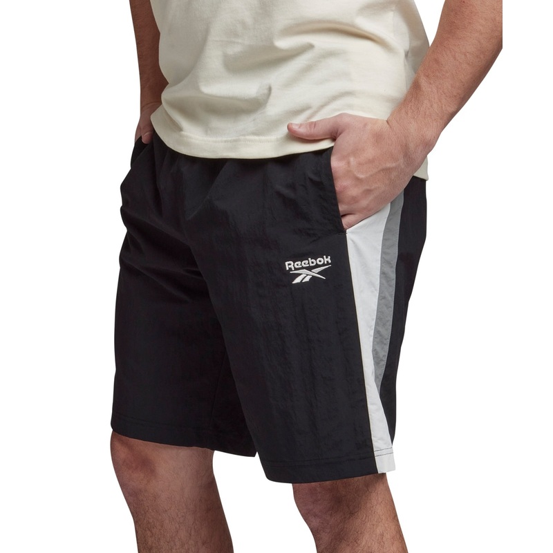Reebok Mens Regular fit Ivy League Basketball Shorts Medium Black
