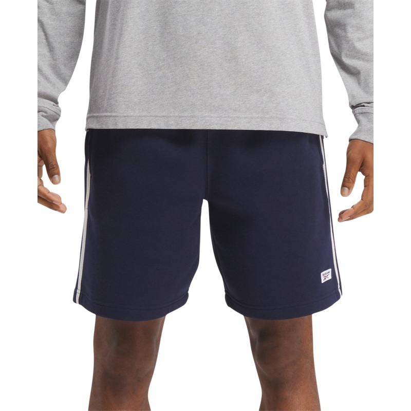 Reebok Mens Regular fit Sweat Shorts Shorts Large Navy Blue Solid