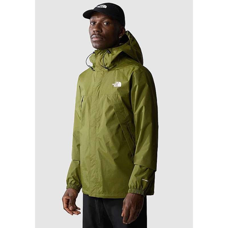 The North Face Mens Regular fit Casual Antora Jacket Coat Small Green Waterproof