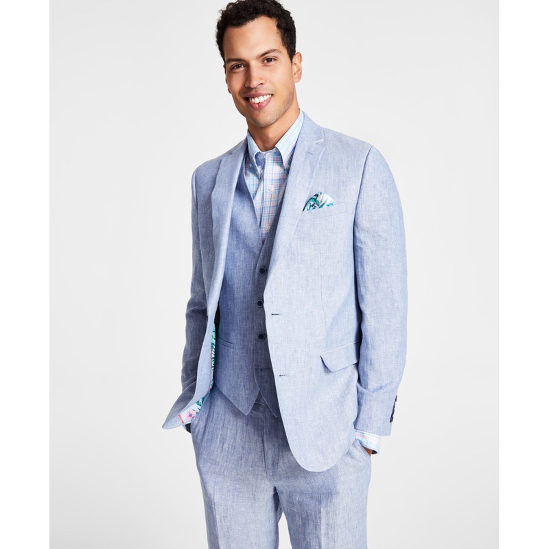 Bar Iii Mens Slim fit Suit Jacket Blazer 34 S Light Blue