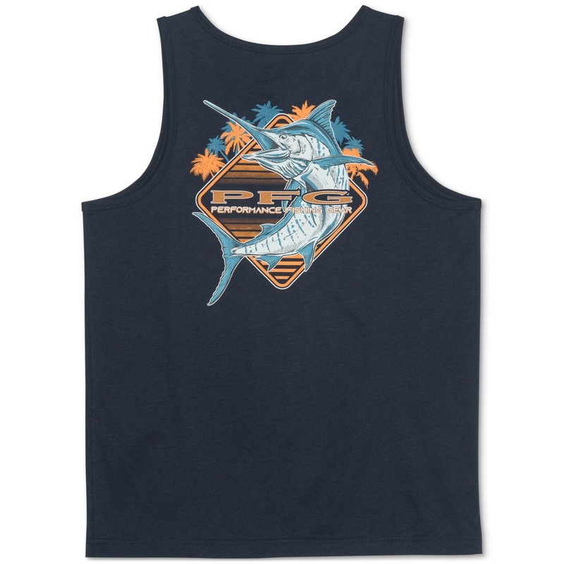 Columbia Mens Regular fit Sleeveless Tank Top Shirt Small Blue Solid