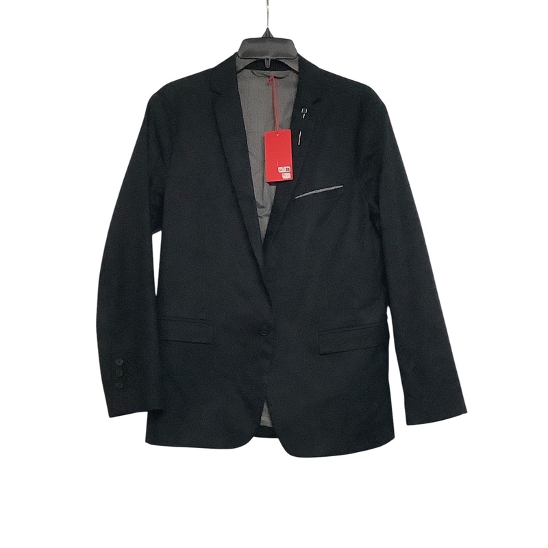 Hugo Boss Mens Slim Fit Cotton Stretch Blazer Sport Coat 36R Black