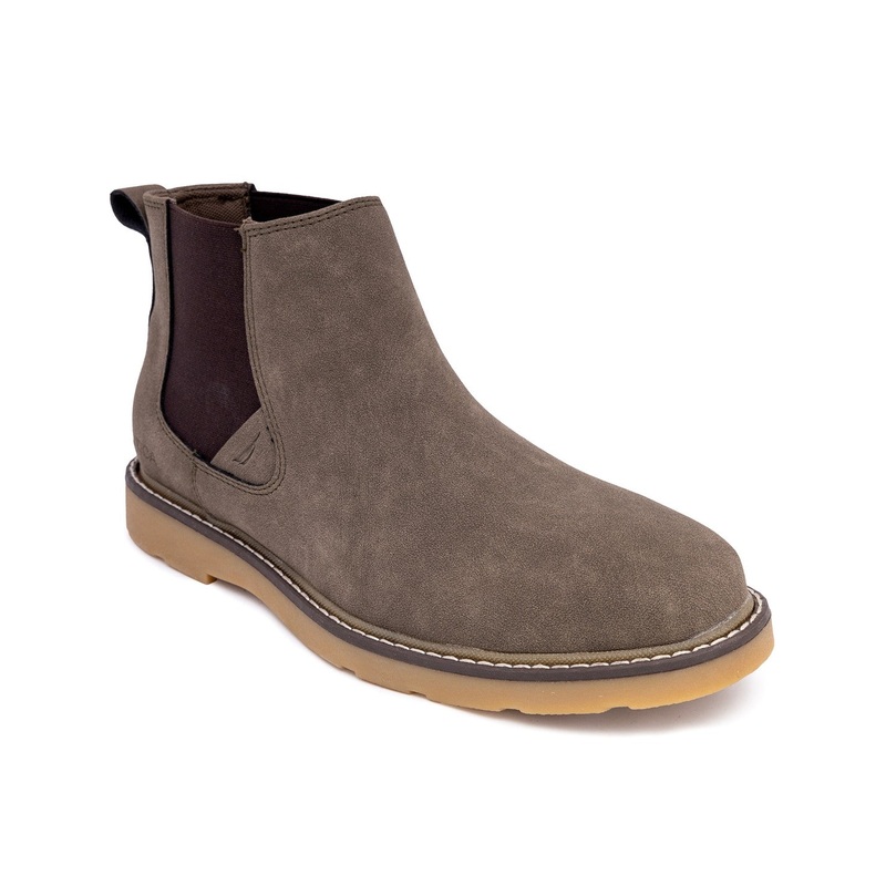 Nautica Men's Grandt Casual Chukka Boots 10 Mushroom