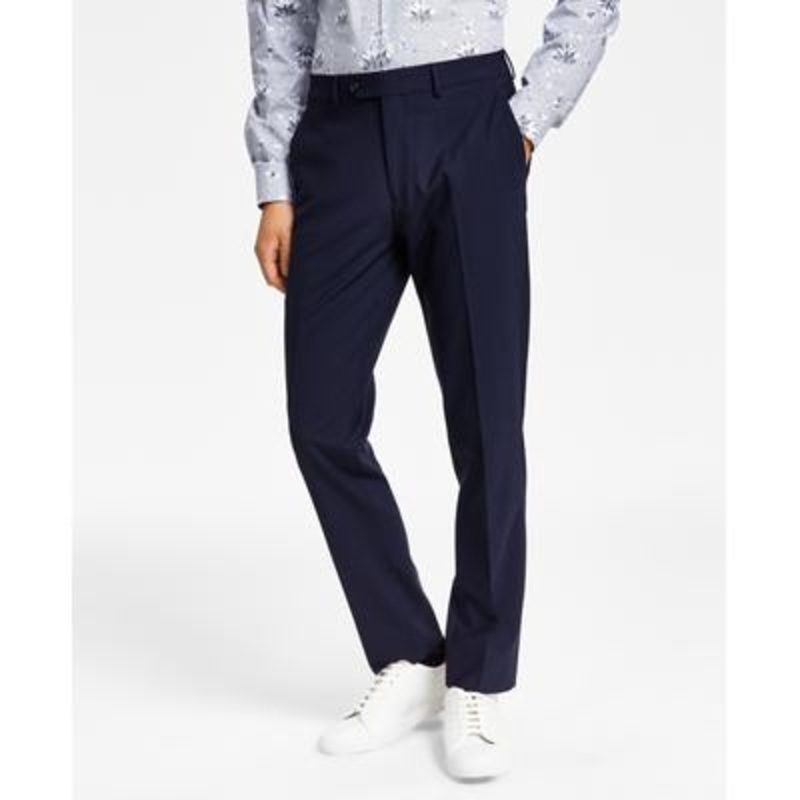 Bar Iii Mens Slim fit Dress Pants 29 / 29 Blue Solid