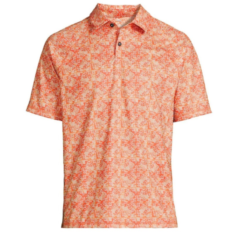 Tommy Bahama Mens Regular fit Short Sleeve Polo Shirt XXXL Daytona Peach