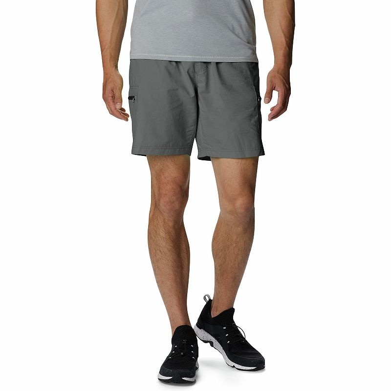 Columbia Mens Regular fit Casual Shorts Large Grey Solid