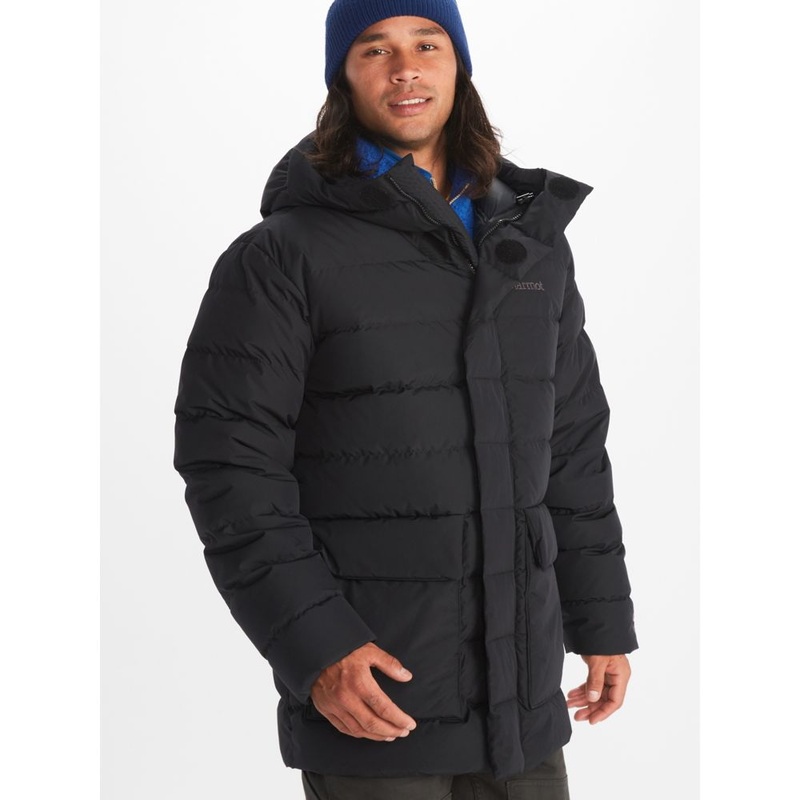 Marmot Mens Regular fit Golden Mantle Coat Large Black Solid