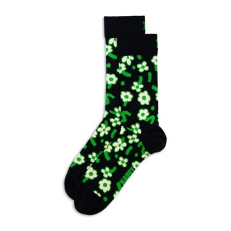 Happy Socks Dancing Flowers Crew Socks