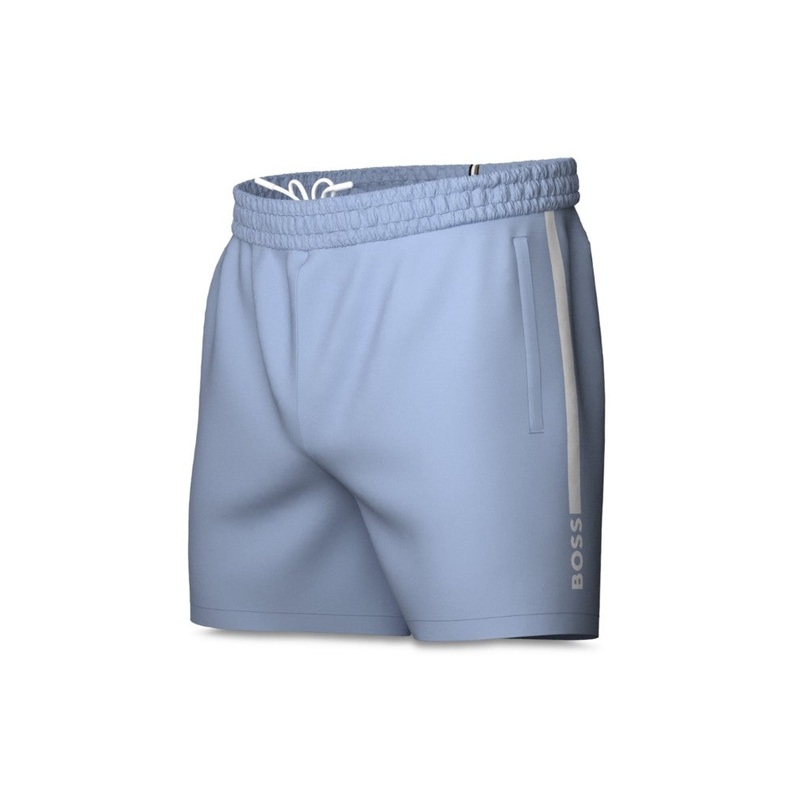Hugo Boss Mens Dolphin Drawstring 5'' Swim Trunks XXL Blue