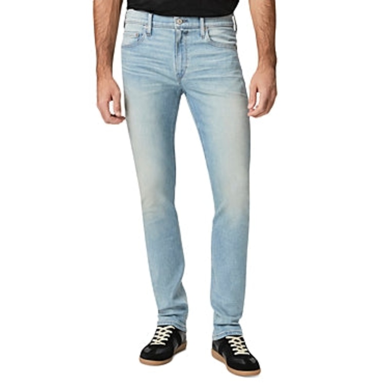 Paige Lennox Mens Slim Fit Jeans Size 36 Light Guzman Blue