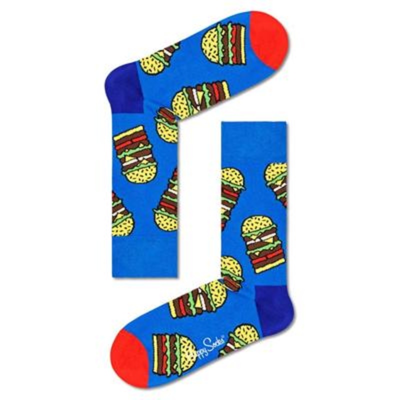 Burger Crew Socks Blue 8-12