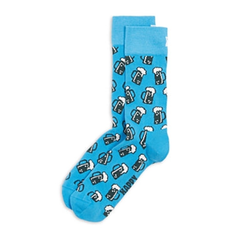 Happy Socks Beer Mug Crew Socks