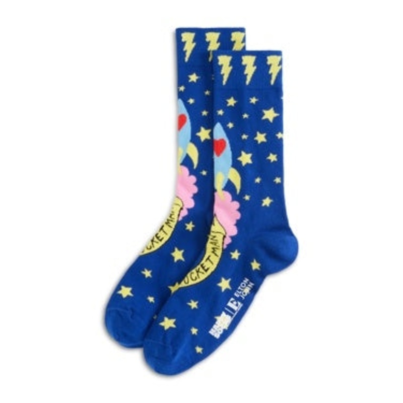 Happy Socks Elton John Rocket Man Crew Socks
