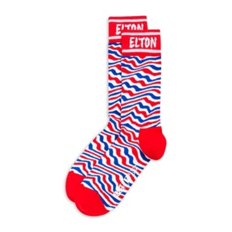 Happy Socks Elton John Striped Crew Socks