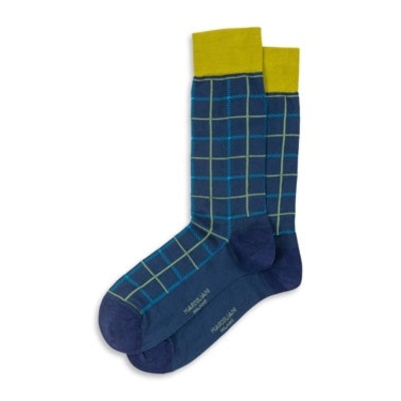 Marcoliani Spring Tartan Socks mens 8-11