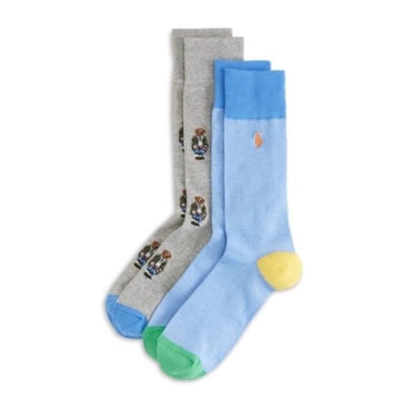 Polo Ralph Lauren Crew Dress Socks, Pack of 2