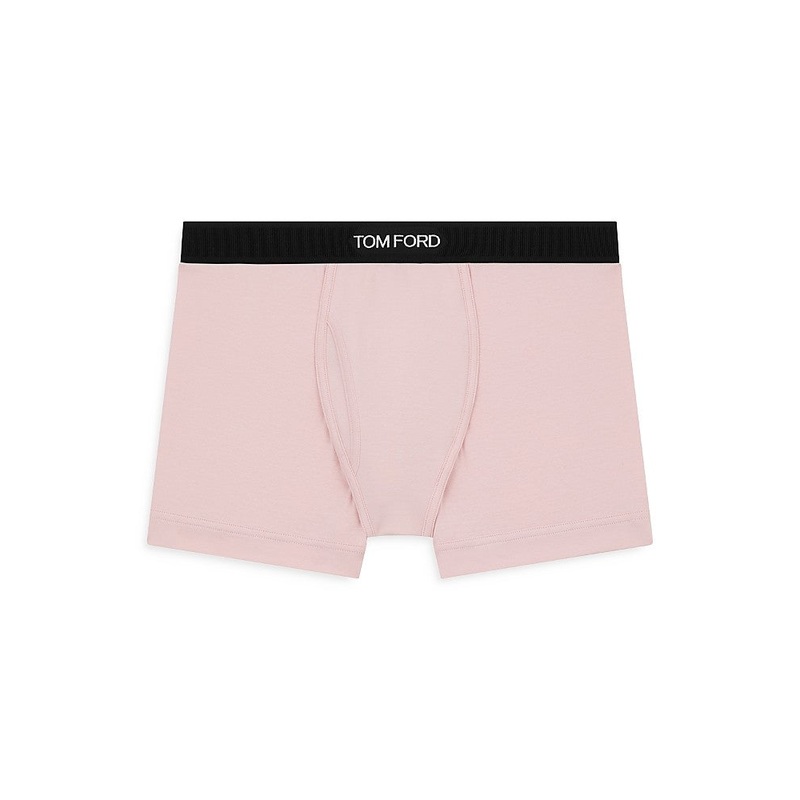 Tom Ford Mens Classic fit Boxer Briefs Underwear Large Pink Solid