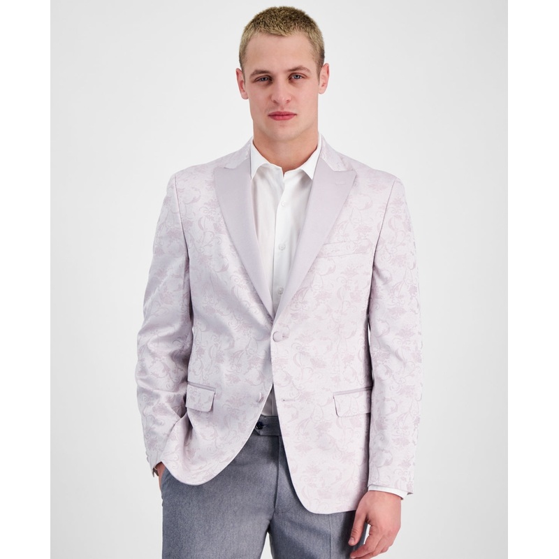Alfani Mens Slim fit Sport Coat Blazer 40 R Light Pink