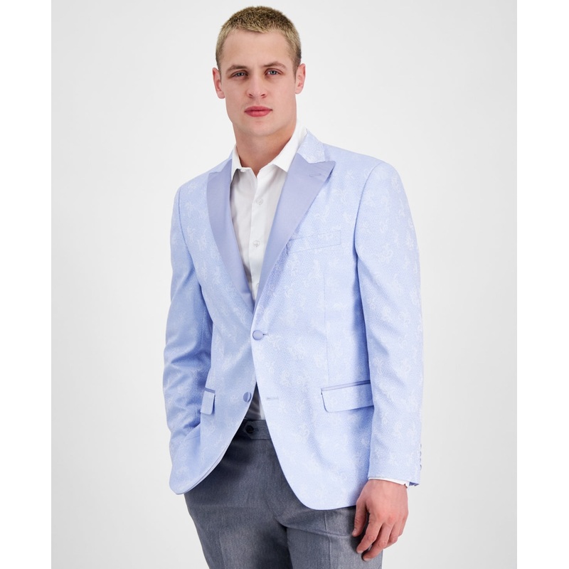 Alfani Mens Slim fit Sport Coat Blazer 42 R Light Blue