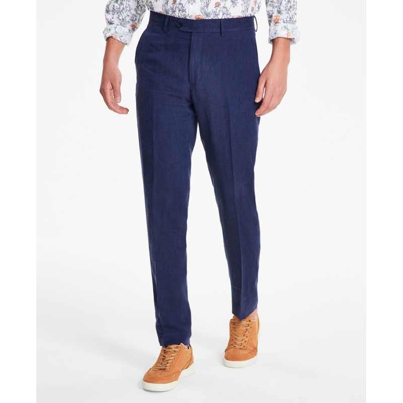 Bar Iii Mens Slim fit Dress Pants 30 / 30 Blue Solid