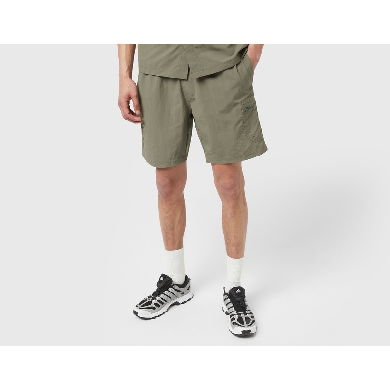 Columbia Mens Regular fit Athletic Fitness Shorts Small Green Solid