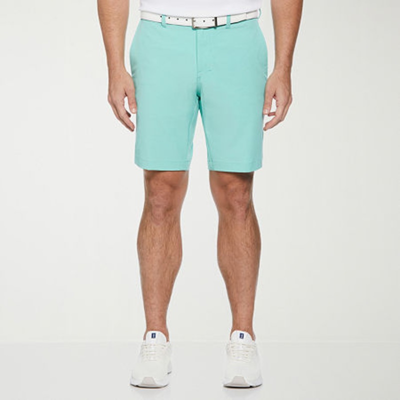 Pga Tour Mens Regular fit Golf Shorts 38 / 9 Green Stretch