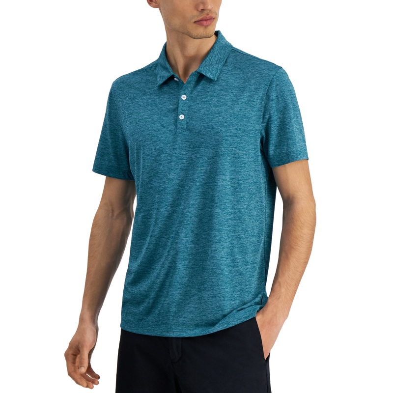 Alfani Mens Classic fit Short Sleeve Polo Shirt XXL Blue