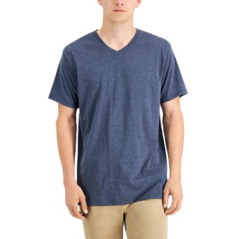 Alfani Mens Regular fit Short Sleeve T-Shirt Shirt Medium Blue